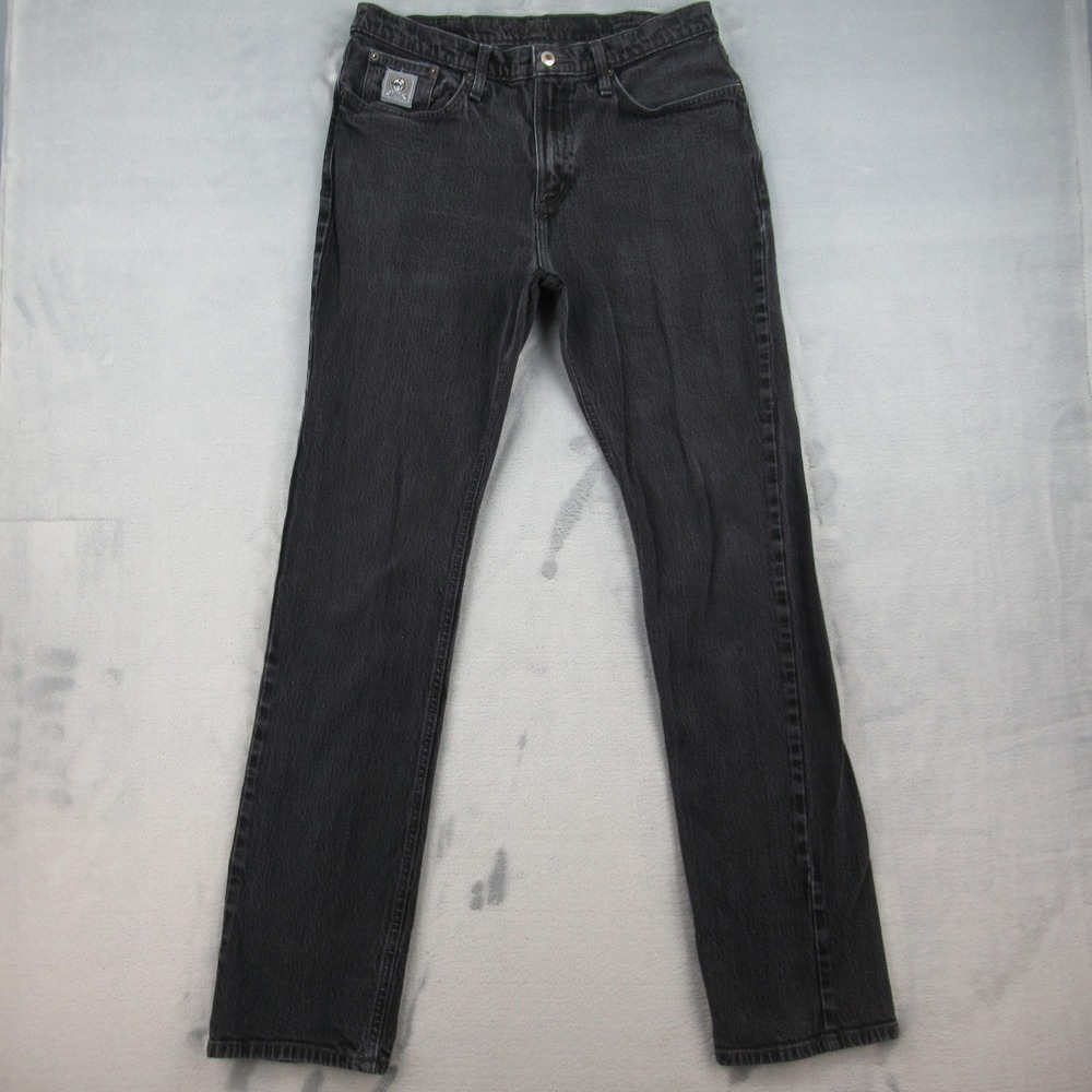 Cinch Mens MB98034012 Black Denim Straight Leg Jean 34x36 Stretch Cowboy Western